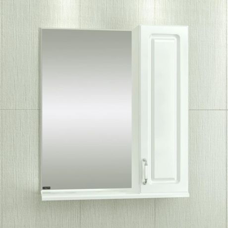 Зеркальный шкаф 51х72 см белый глянец Санта Верона 700278