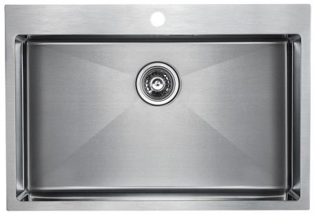 Кухонная мойка Paulmark Saar нержавеющая сталь PM807551-BS