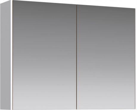 Зеркальный шкаф 80х60 см белый глянец Aqwella 5 Stars Mobi MOB0408/MOB0717W/Z