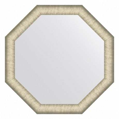 Зеркало 65х65 см брашированное серебро Evoform Octagon BY 7429