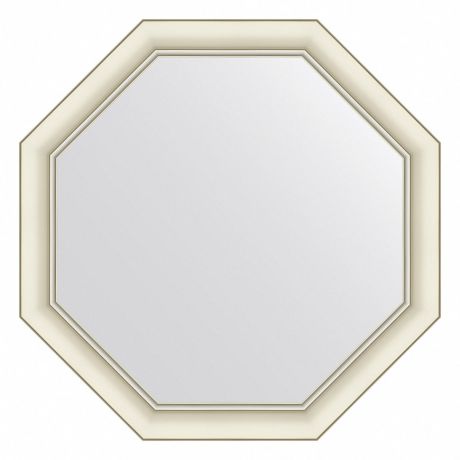 Зеркало 66х66 см белый с серебром Evoform Octagon BY 7438