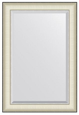 Зеркало 64х94 см белая кожа с хромом Evoform Exclusive BY 7451