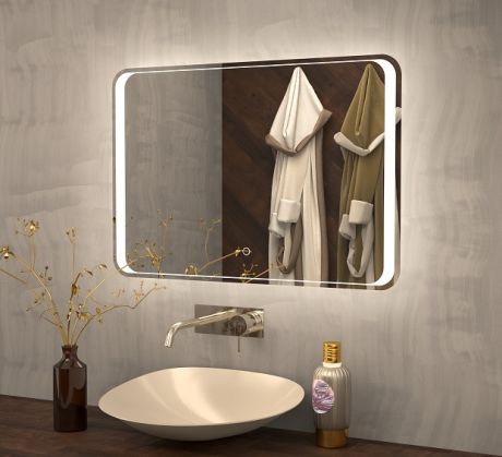 Зеркало 100х80 см Art&Max Elegant AM-Ele-1000-800-DS-F