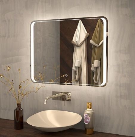 Зеркало 90х80 см Art&Max Elegant AM-Ele-900-800-DS-F