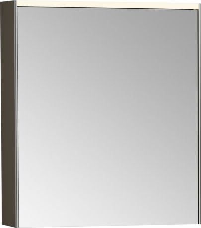 Зеркальный шкаф 62х69,5 см антрацит глянец L Vitra Mirrors 66909