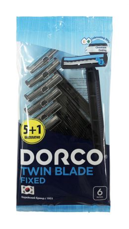 Dorco Twin Blade Fixed 6 Pack