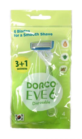 Dorco Eve 6 Disposable 4 Pack