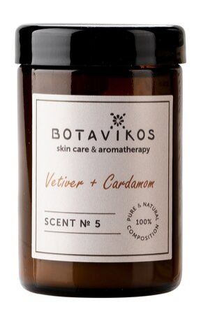 Botavikos Natural Massage Aroma Candle Scent № 5 Vetiver-Cardamom