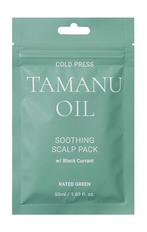 Rated Green Cold Press Tamanu Oil Soothing Scalp Pack Travel Size
