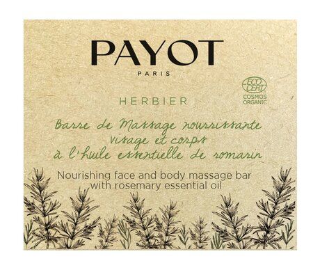 Payot Herbier Nourishing Face and Body Massage Bar with Rosemary Essential Oil