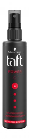 Schwarzkopf Taft Power Гель-спрей для волос Сверхсильная фиксация 4