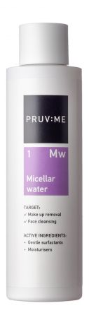 PRUV:ME Mw 1 Micellar Water