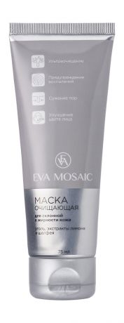 Eva Mosaic Маска очищающая Уголь, экстракты лимона и шалфея