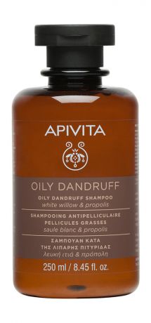 Apivita Oily Dandruff White Willow and Propolis Shampoo