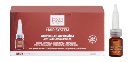 Martiderm Hair System 3GF Anti HairLoss Ampoules