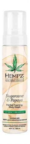 Hempz Fresh Fusion Sugarcane & Papaya Herbal Foaming Body Wash