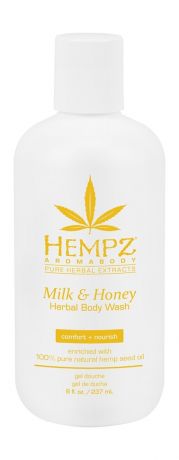 Hempz AromaBody Milk & Honey Herbal Body Wash