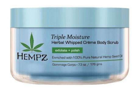 Hempz Triple Moisture Herbal Whipped Crème Body Scrub