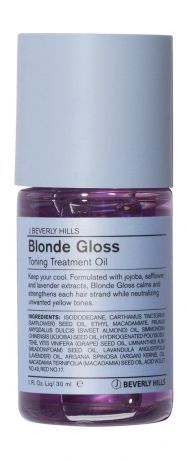 J Beverly Hills Blonde Gloss Toning Treatment Oil