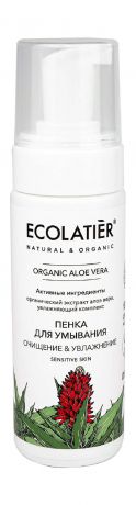 Ecolatier Organic Aloe Vera Пенка для умывания Очищение & увлажнение