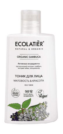 Ecolatier Organic Sambuca Тоник для лица Матовость & красота