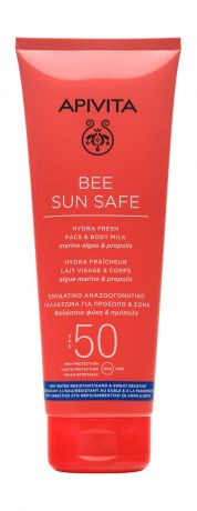 Apivita Bee Sun Safe Hydra Fresh Face And Body Milk SPF 50
