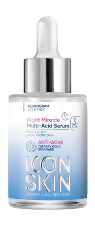 Icon Skin Re:Program Night Miracle Multi-Acid Serum