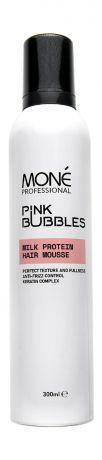 Mone Professional Pink Bubbles Milk Protein Hair Mousse