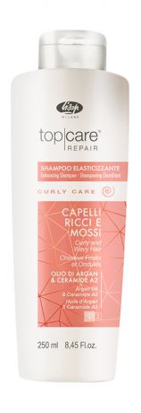 Lisap Milano Тор Care Repair Elasticising Shampoo Curly and Frizzy Hair