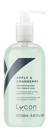 Lycon Apple & Cranberry Hand & Body Lotion