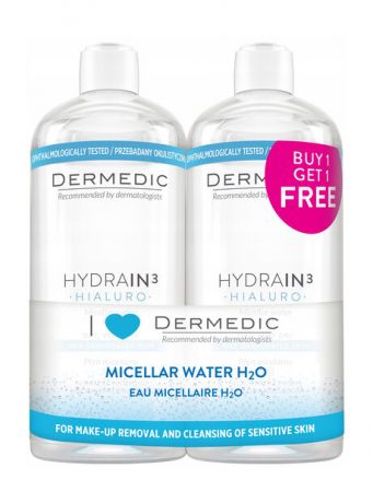 Dermedic Hydrain3 Hialuro Micellar Water H20 Set