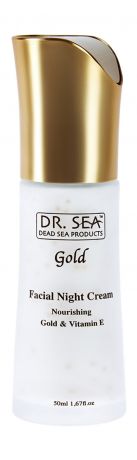 Dr.Sea Facial Night Cream Nourishing with Gold and Vitamin E