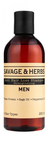 Savage&Herbs Anti Hair Loss Shampoo Strengthening