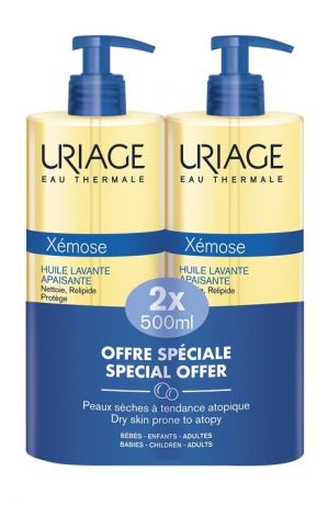 Uriage Xemose Cleansing Soothing Oil Set