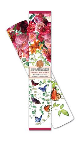 Michel Design Works Sweet Floral Melody Drawer Liners