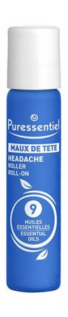 Puressentiel Headache Roll-on 9 Essential Oils