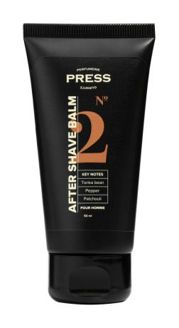 Press Gurwits Pour Homme After Shave Balm № 2 Tonka Bean, Pepper, Patchouli