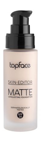 Topface Skin Editor Matte Longlasting Foundation SPF 20