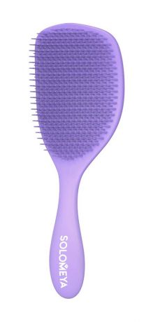 Solomeya Wet Detangler Brush Cushion Lavender