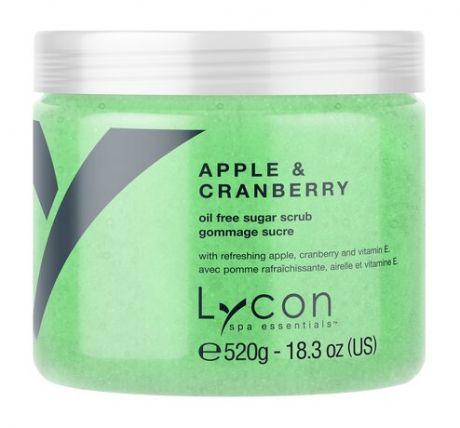 Lycon Apple & Cranberry Sugar Scrub