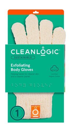Cleanlogic Sustainable Exfoliating Body Gloves