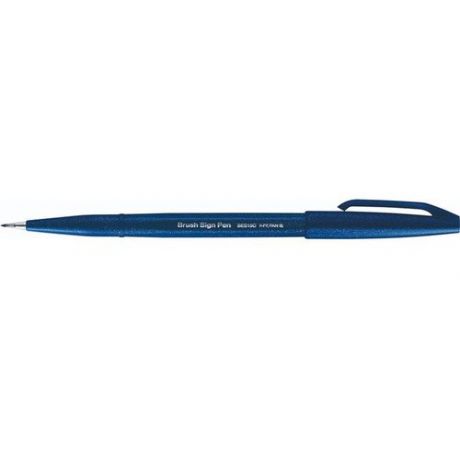 Фломастер-кисть Pentel "Touch Brush Sign Pen", темно-синий