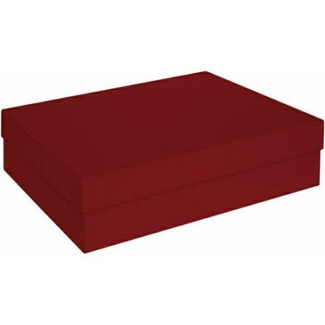 Подарочная коробка, бордовая, 31 х 21 х 8 см