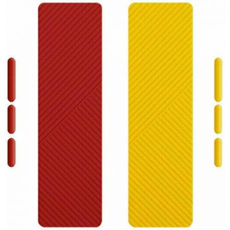 Ремешки для чехла Heldro Чехол Uniq для Iphone 12/12 Pro, красный/желтый