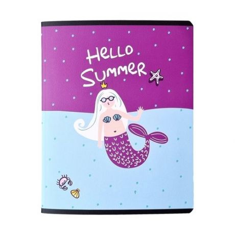 Тетрадь общая Be Smart "Hello summer" А5, 96 листов в клетку
