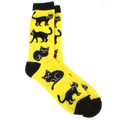 Носки Krumpy Socks Чёрный кот, 37-44