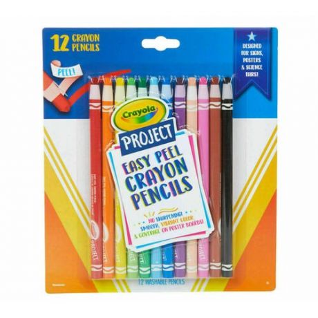 Набор восковых карандашей Crayola, 12 штук
