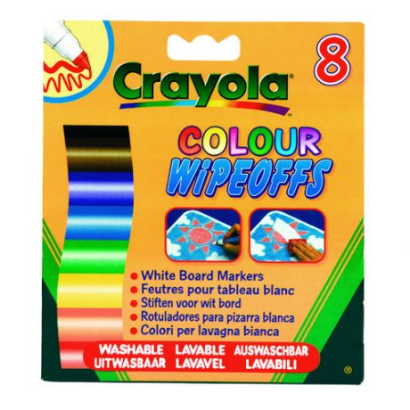 Набор фломастеров для белой доски Crayola, 8 цветов радуги