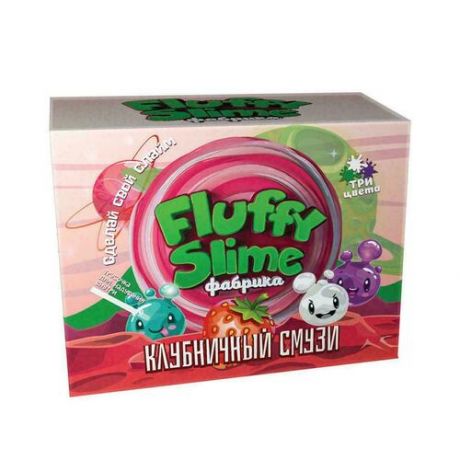 Набор для опытов Инновации для детей 868 Fluffy Slime Клубничный смузи