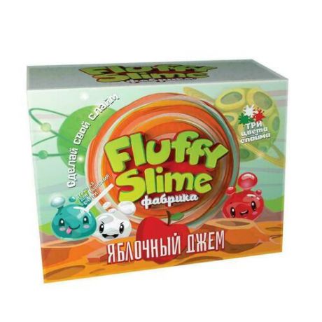 Набор для опытов Инновации для детей 887 Fluffy Slime Яблочный джем